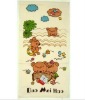 100%cotton reactive printing beach towel