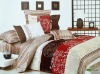 100% cotton reactive printing bedding cover set