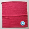 100% cotton red handkerchief towel