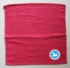 100% cotton red handkerchief towel