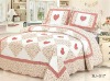 100% cotton red heart printing quilt/bedspread/Bed sheet/bedding set/bed cover/duvet cover