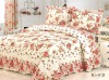 100% cotton rose printing quilt/bedspread/Bed sheet/bedding set/bed cover/duvet cover