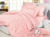 100% cotton sateen jacquard bedding set duvet cover bedding bed sheet