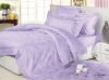 100% cotton sateen jacquard bedding set duvet cover bedding bed sheet