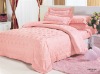 100% cotton sateen jacquard bedding set home textile bedcover bedspread