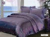 100% cotton sateen jacquard bedding set home textile bedcover bedspread