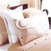 100% cotton sateen plain dyed duvet cover set