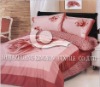 100%cotton sateen printed bed linen