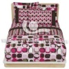 100%cotton sateen printed bedding set