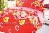 100% cotton sateen printed bedding sheet