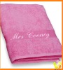100% cotton satin Colored beach towel