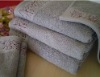 100%cotton satin-border thicken gray bath towel