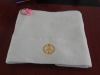 100% cotton satin embroidery bath towel