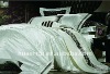 100% cotton satin jaquard bedding set luxury