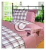 100%cotton satin printed bedsheet set