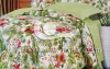 100%cotton satin printed duvet cover set