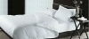 100% cotton satin stripe luxury hotel bed sheet/ flat sheet