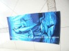 100% cotton scrapping printing beach towel