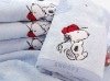 100%cotton soft embroidery face towel