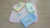 100% cotton soft embroidery square face towel
