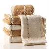100% cotton soft solid color towels set