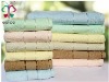 100% cotton solid bath towel set