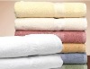 100% cotton solid bath towels with border