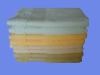 100% cotton solid color satin border terry bath towel
