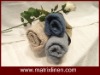 100% cotton solid color terry hand towel