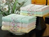 100% cotton solid dyed embroidery towel