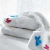 100 cotton solid embroidery bath towel