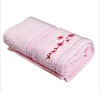 100% cotton solid face towel with embroidery