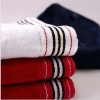 100% cotton solid towel with border