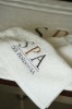 100% cotton spa towel with embroidery logo