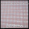 100% cotton spandex plaid p/d fabric