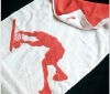 100% cotton sports towels cheap with logo