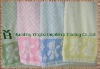 100% cotton square towel jacquard bear