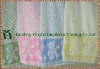 100% cotton square towel jacquard bear