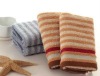 100% cotton striped face towel