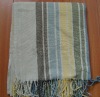 100% cotton striping blanket