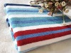 100%cotton stripped thickened bath towel