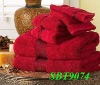 100%cotton terrry wedding towel set