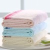 100% cotton terry bath towel with border