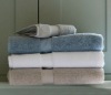 100% cotton terry bath towel with border