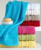 100 cotton terry bath towel with border