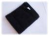 100% cotton  terry  black   towel