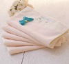 100% cotton terry embroidery face towel