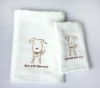 100 cotton terry embroidery towel set