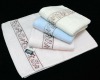 100% cotton terry face towel with border