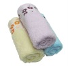 100% cotton terry face towel with embroidery